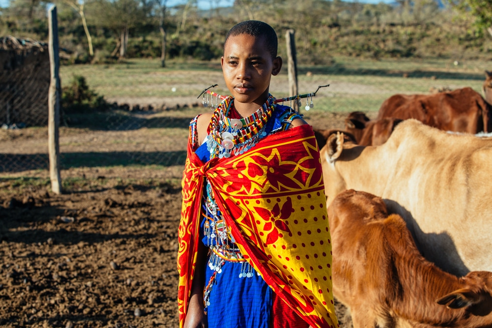 A young girl in Women's Empowerment